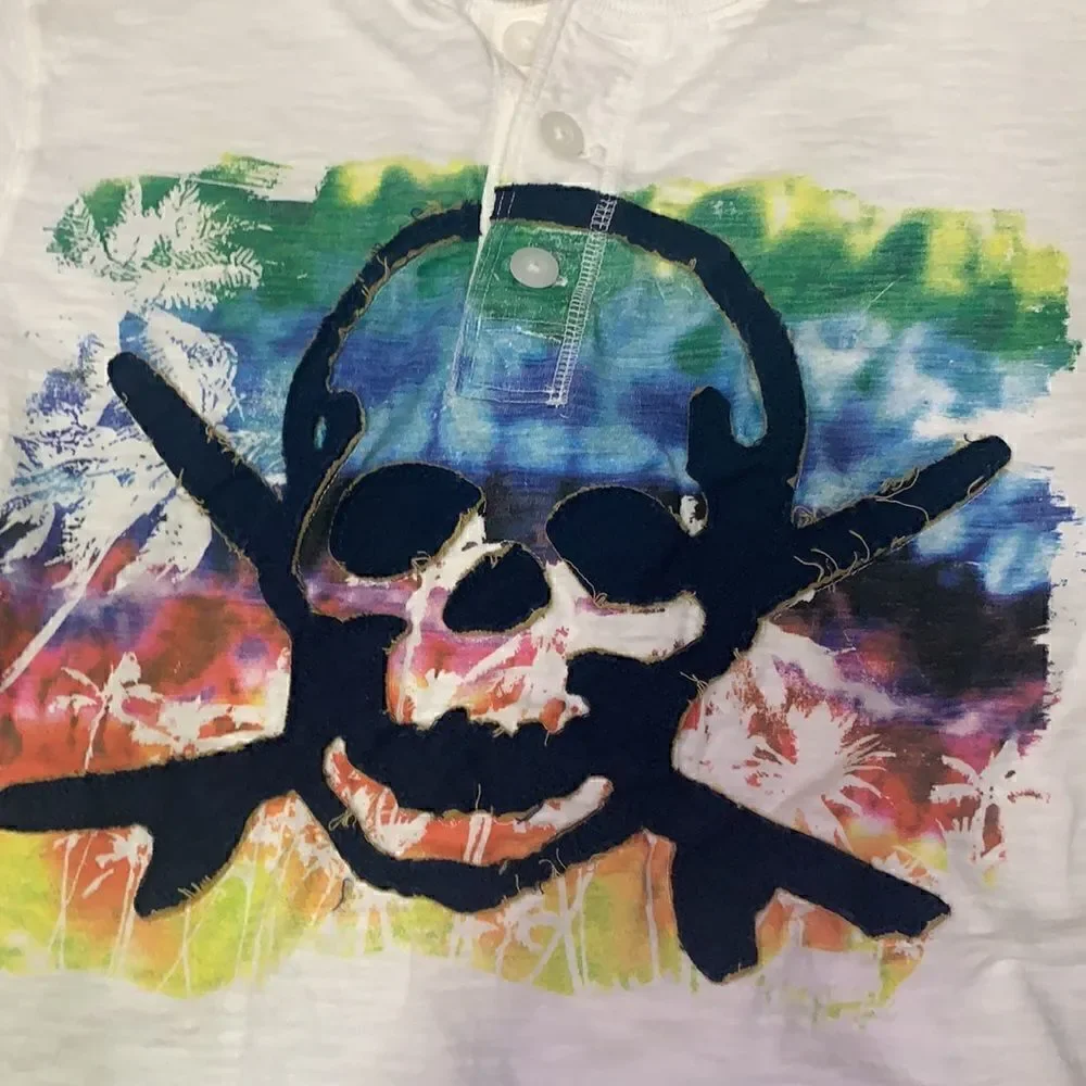 Aarg, Matey! Old Navy Boys XL (14-16) Pirate Graphic Tee Shirt Summer Fun!